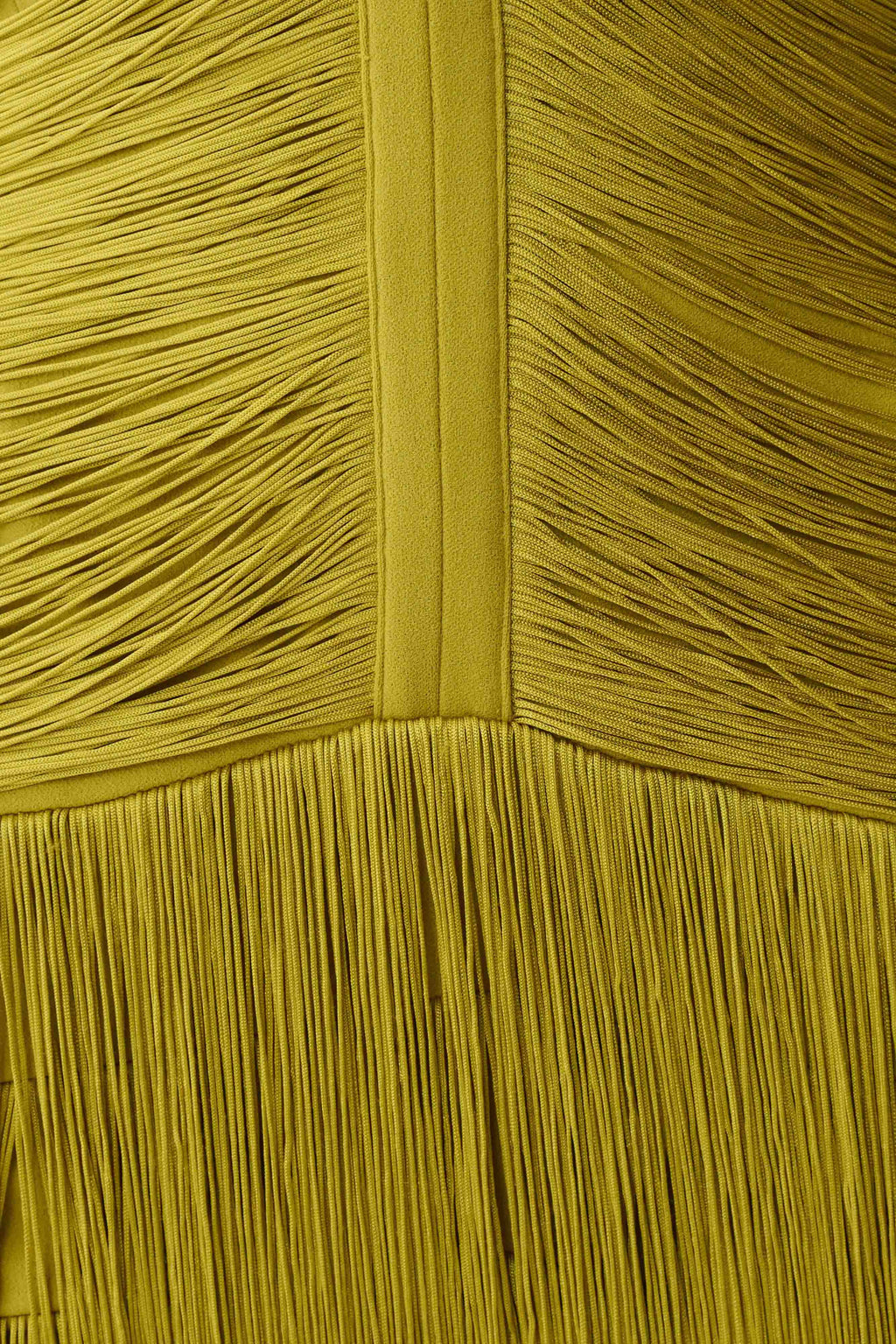 Tiffany Fringe Maxi Dress - Chartreuse