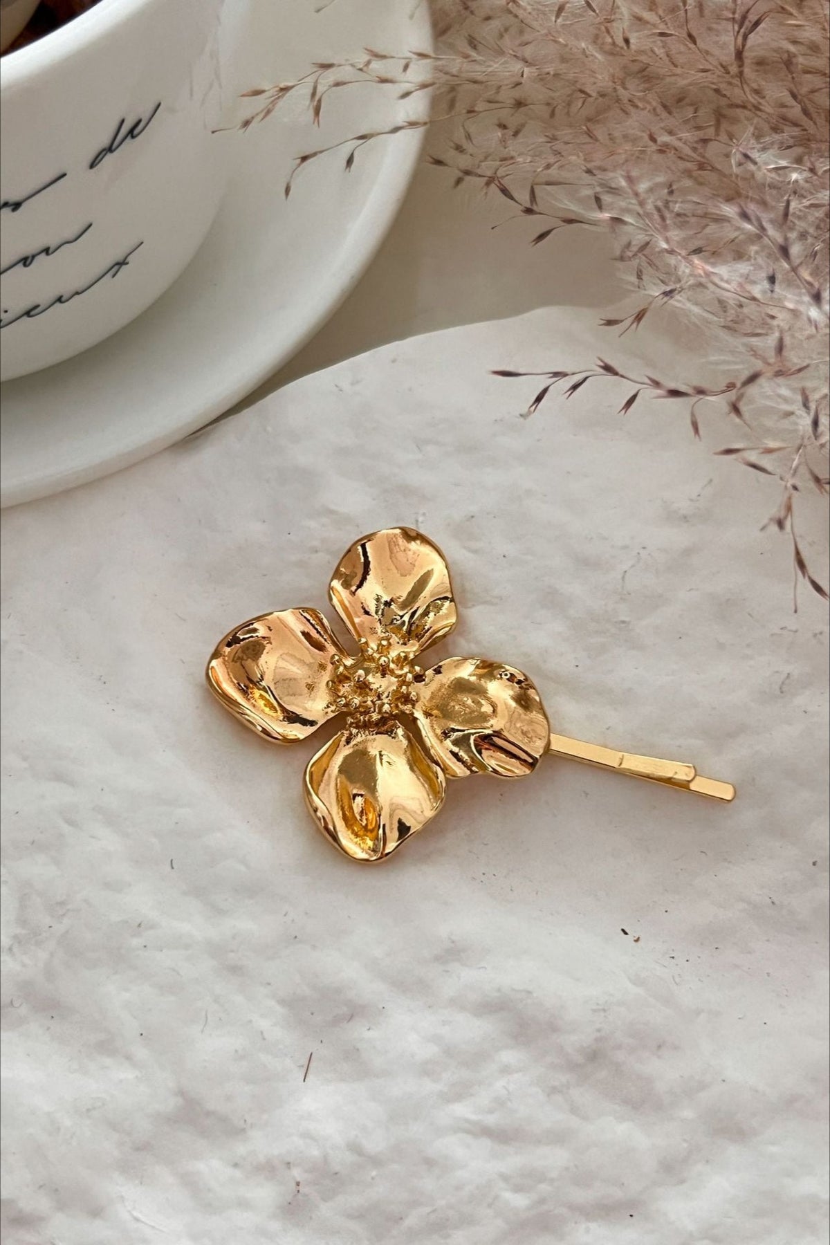 2-Piece Guilloche Design Braid Accent Hairpin Set