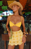 Solstice Mini Skirt ~ Lemon Crochet