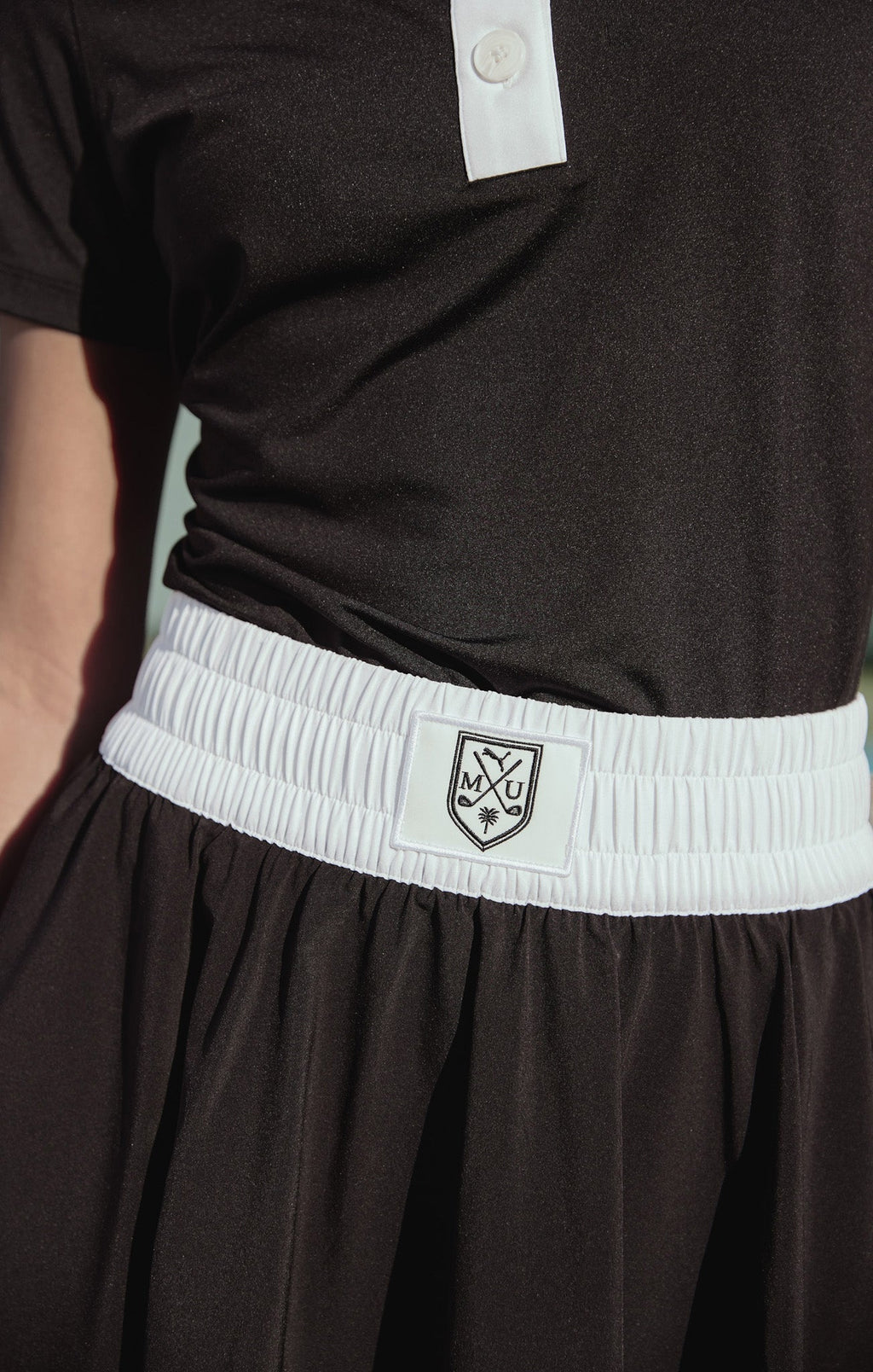 Par Skort ~ Pitch Black
