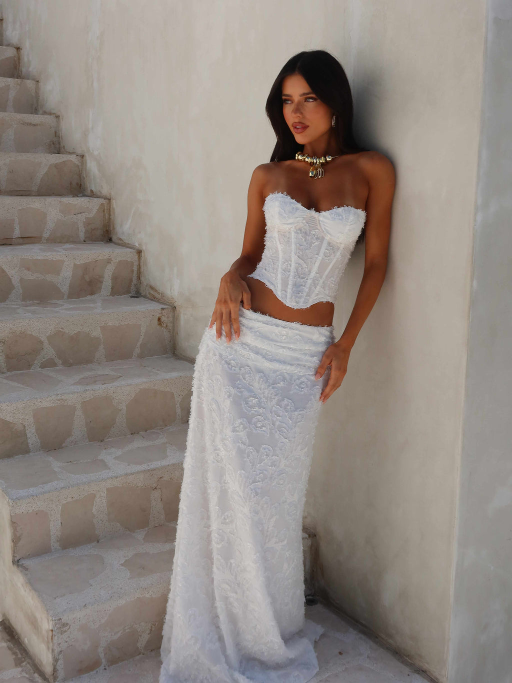 Lucy'S Catherine Skirt Ivory