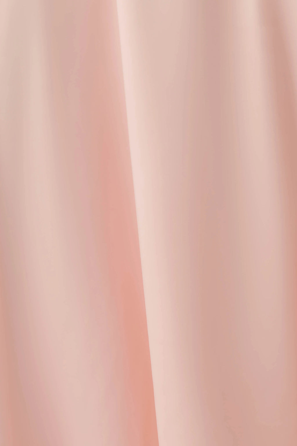 Cyra Plunge Satin Midi Dress - Peach