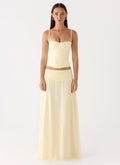 Natalya Maxi Skirt - Yellow