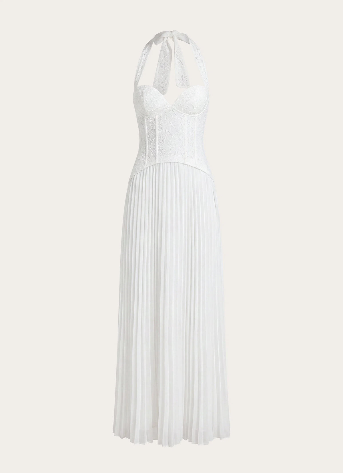 Tunnel Vision Maxi Dress - White