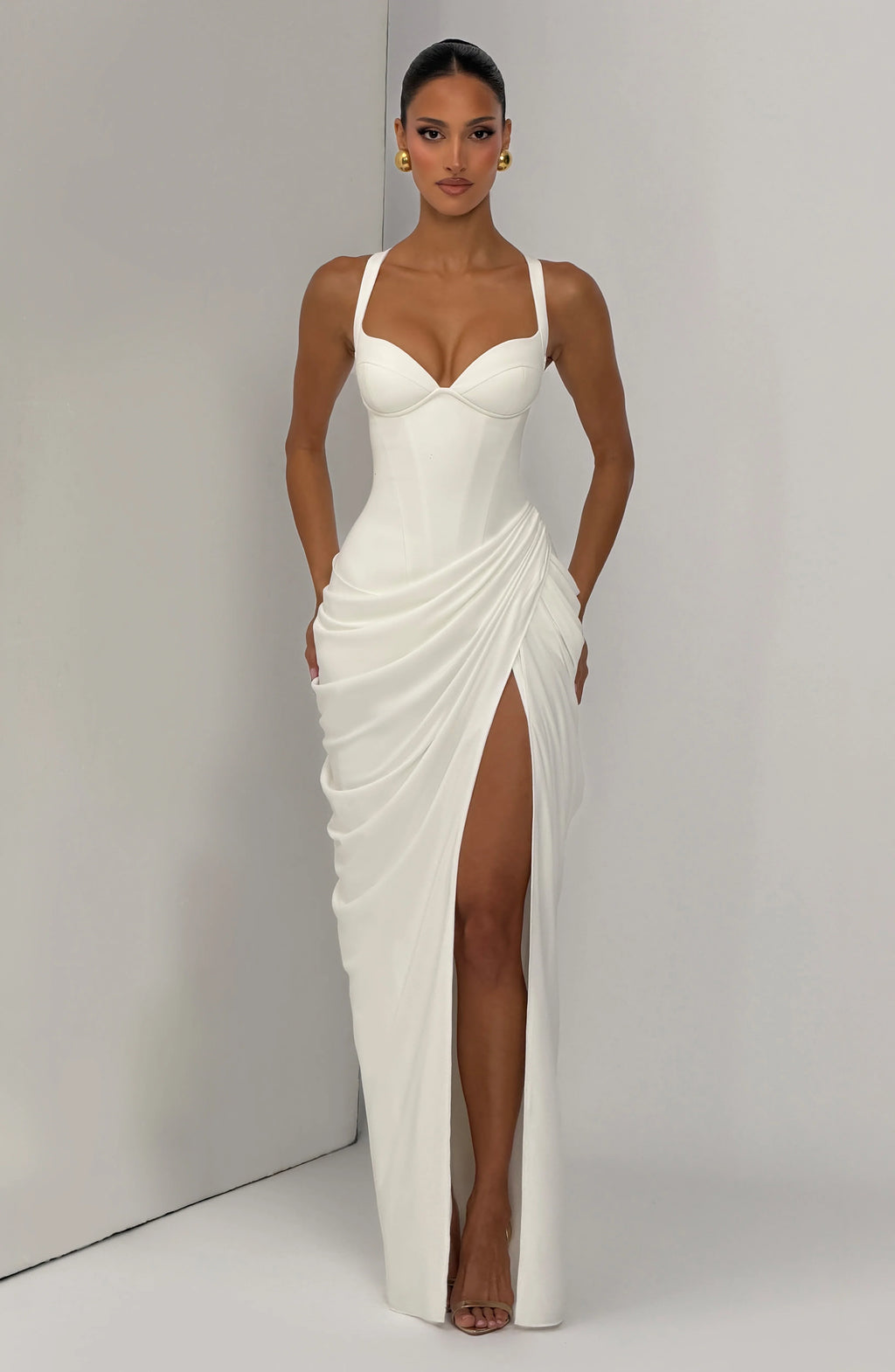 Elara Maxi Dress - Ivory