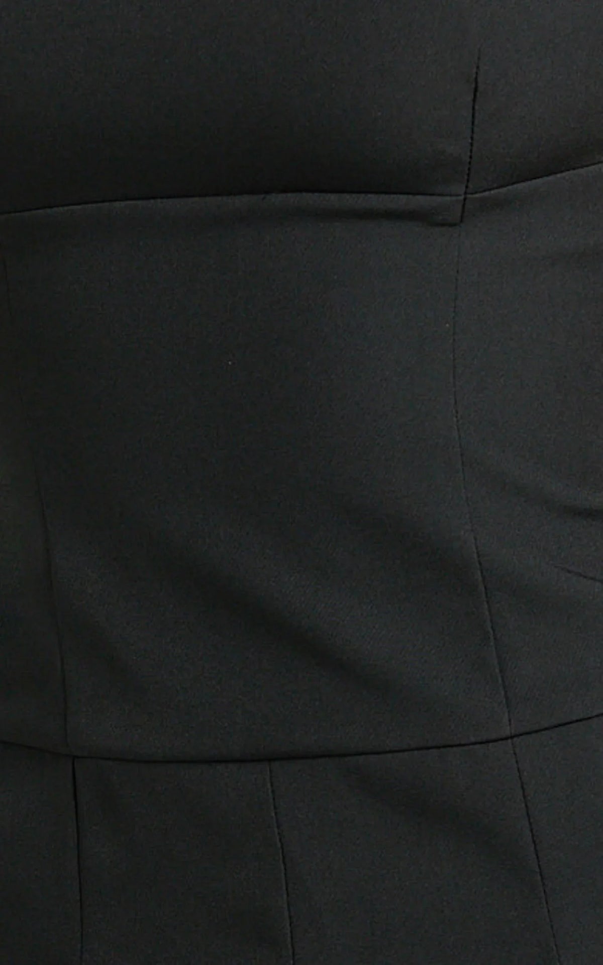 Ebby Jumpsuit - Strapless Barrel Leg Jumpsuit in Black