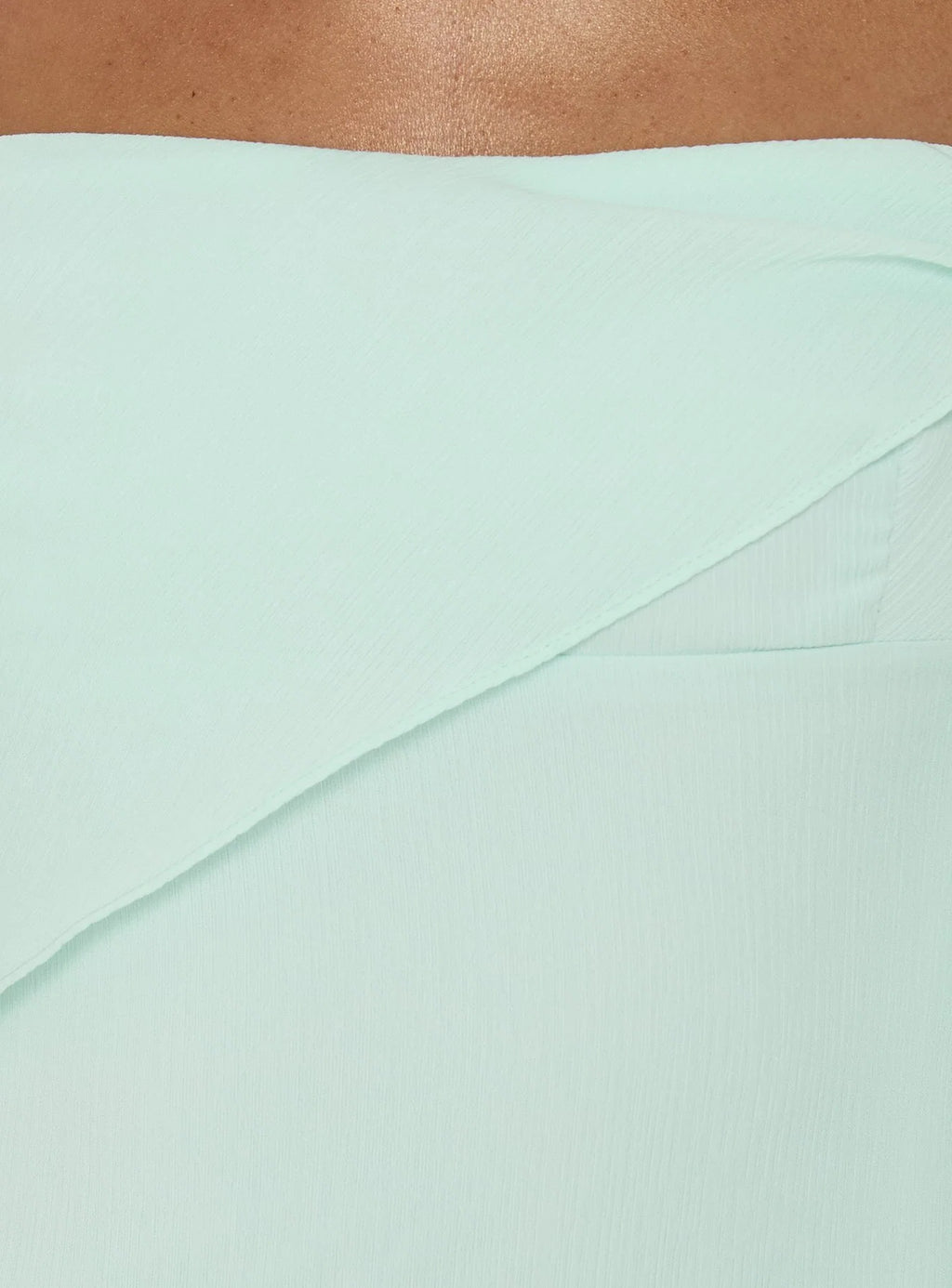 Massey Bust Draping Low Back Midi Dress Aqua