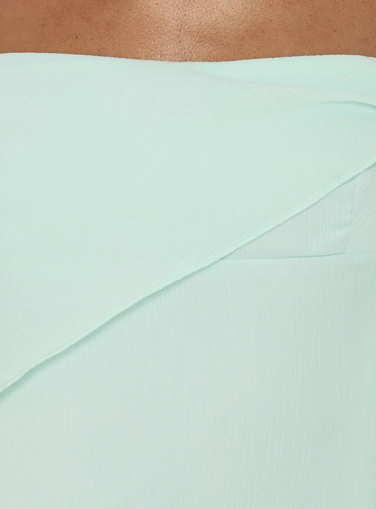 Massey Bust Draping Low Back Midi Dress Aqua