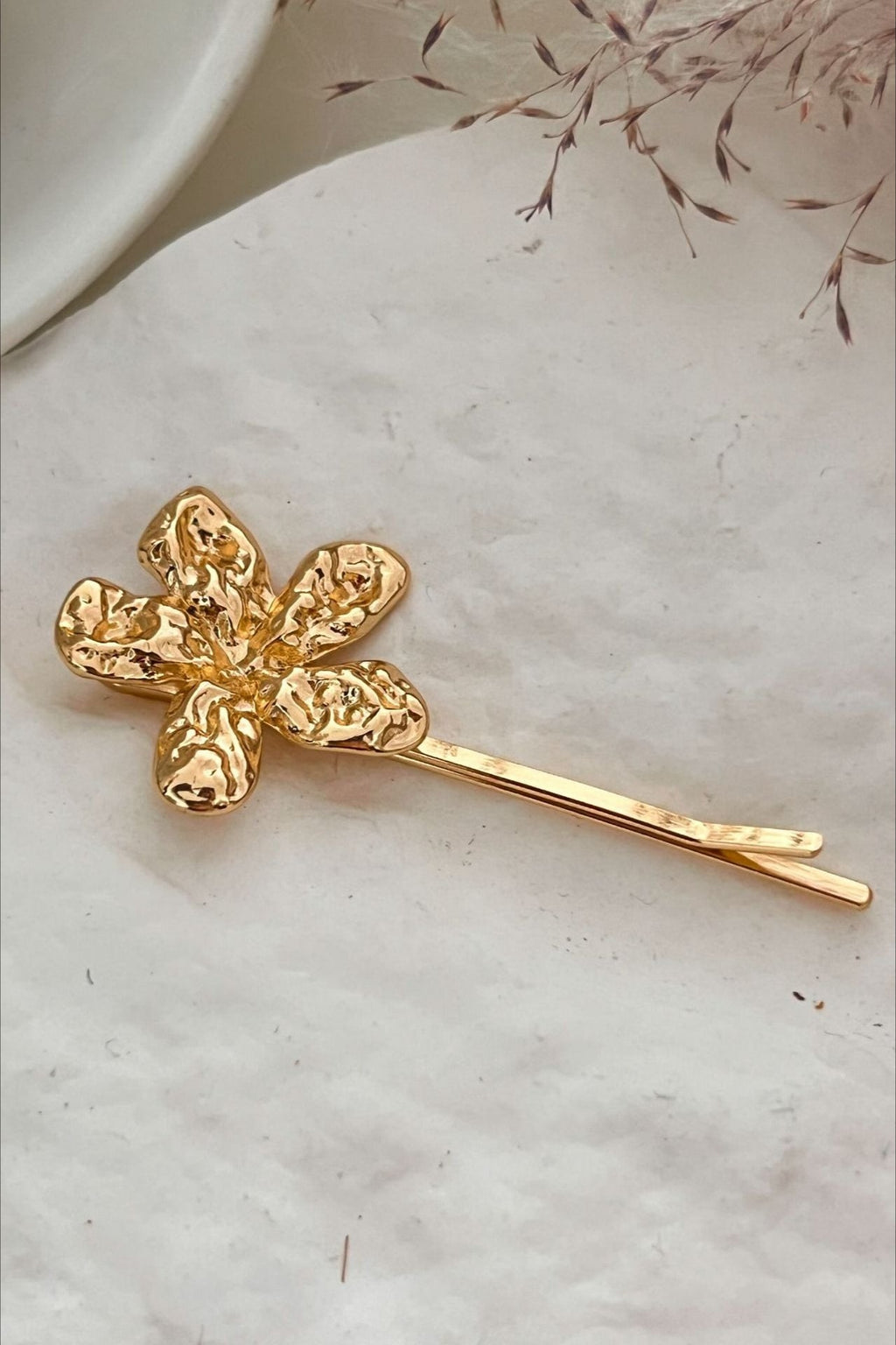 2-Piece Guilloche Design Braid Accent Hairpin Set