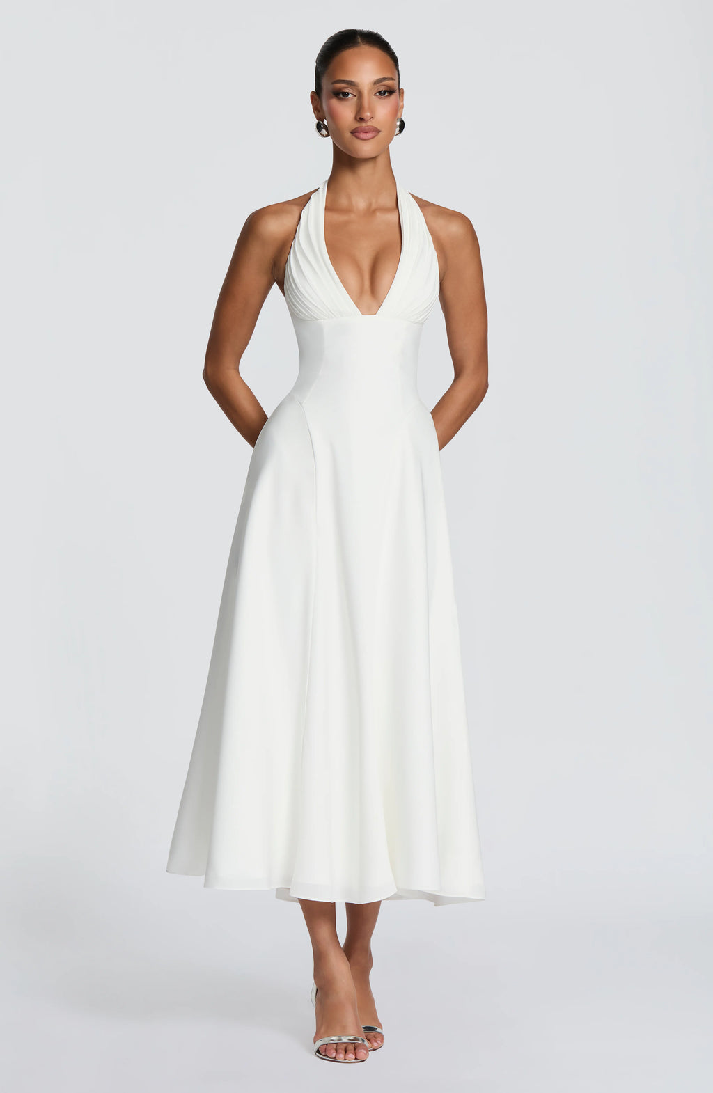 Hayden Midi Dress - Ivory