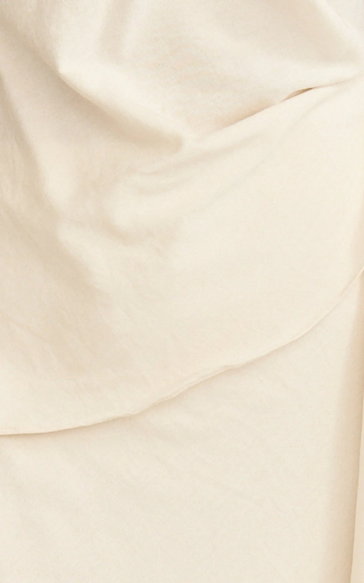 Minnie Two Piece Top and Skirt Set - Drape Off Shoulder Top and Maxi Skirt in Cream