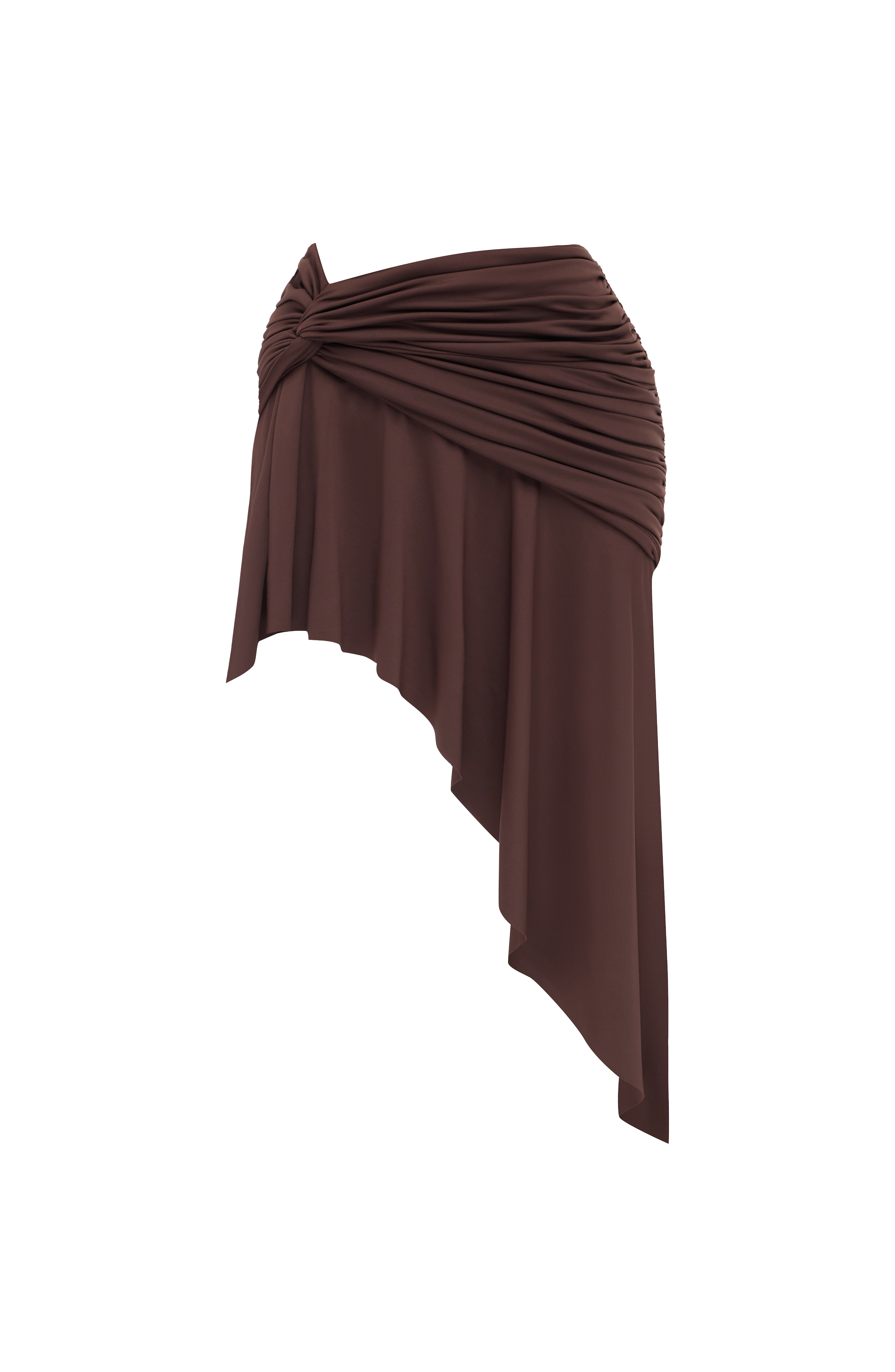 Alto Mini Skirt - Plum Brown