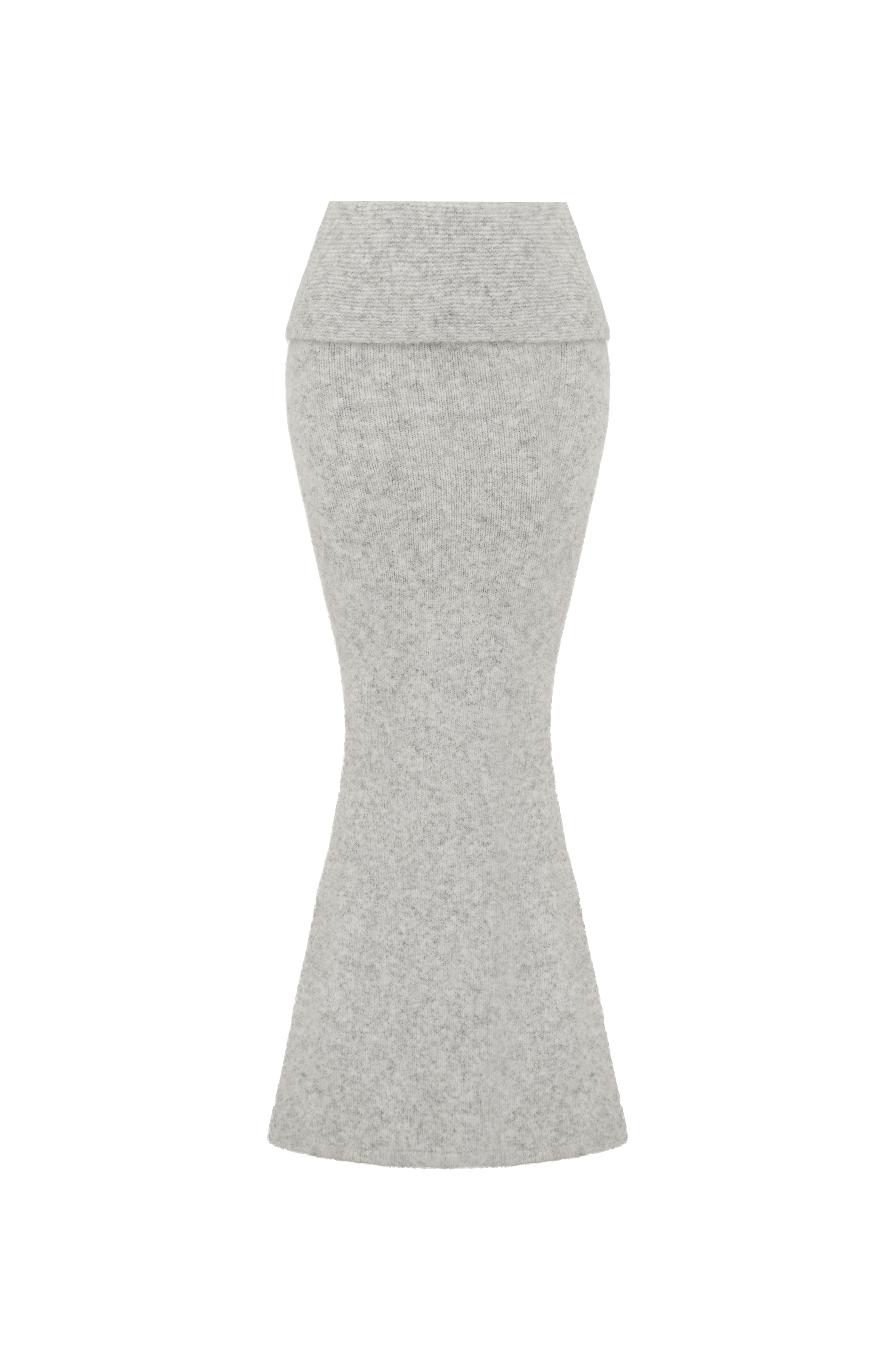 Andie Maxi Skirt - Light Grey Marl