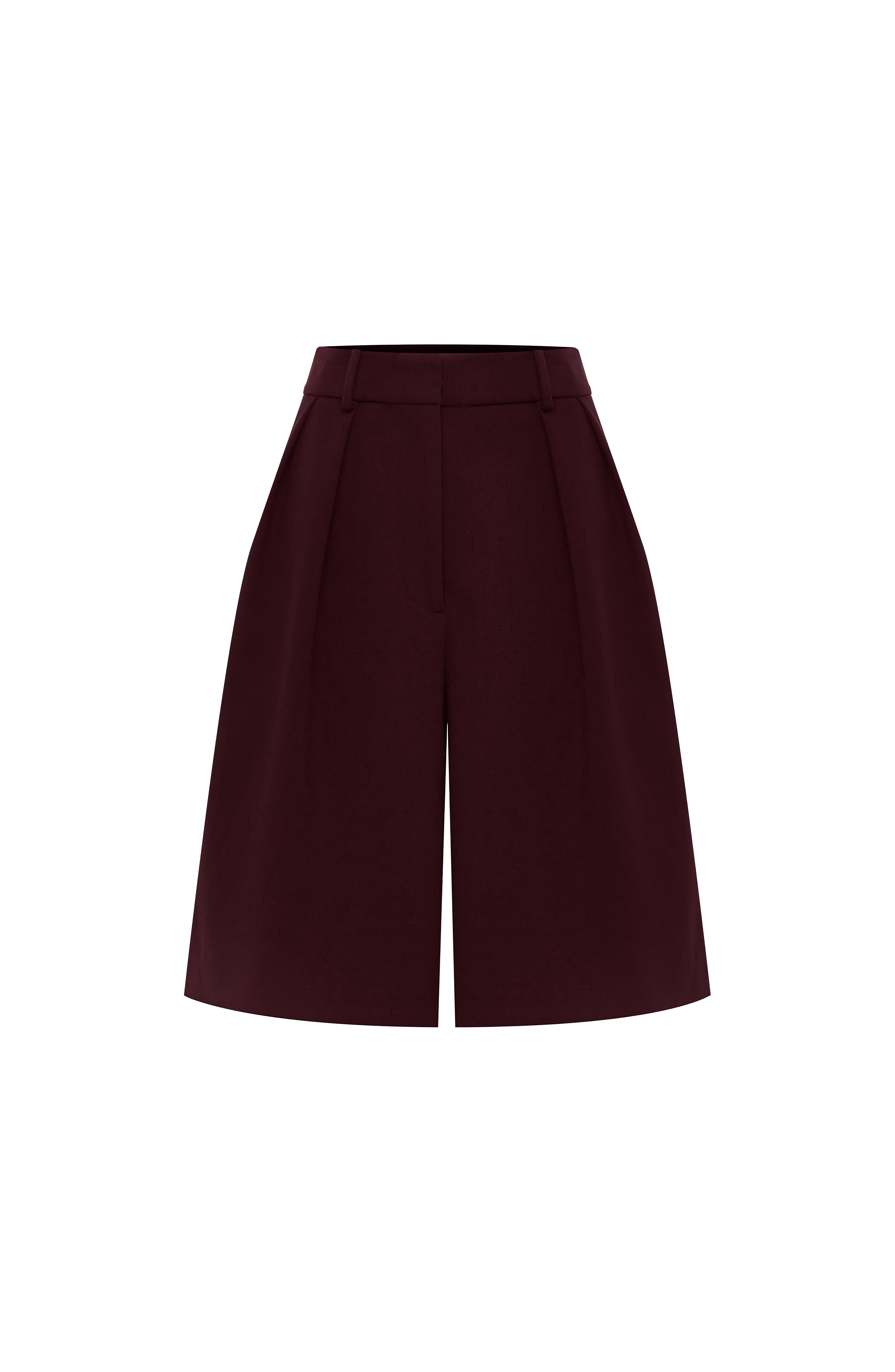 Ausra Bermuda Shorts - Plum