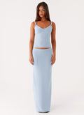 Anastasia Knit Top - Blue