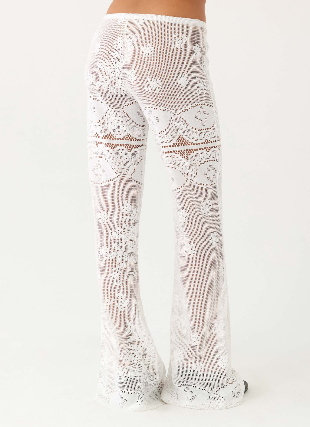 Bosten Low Rise Pants - White