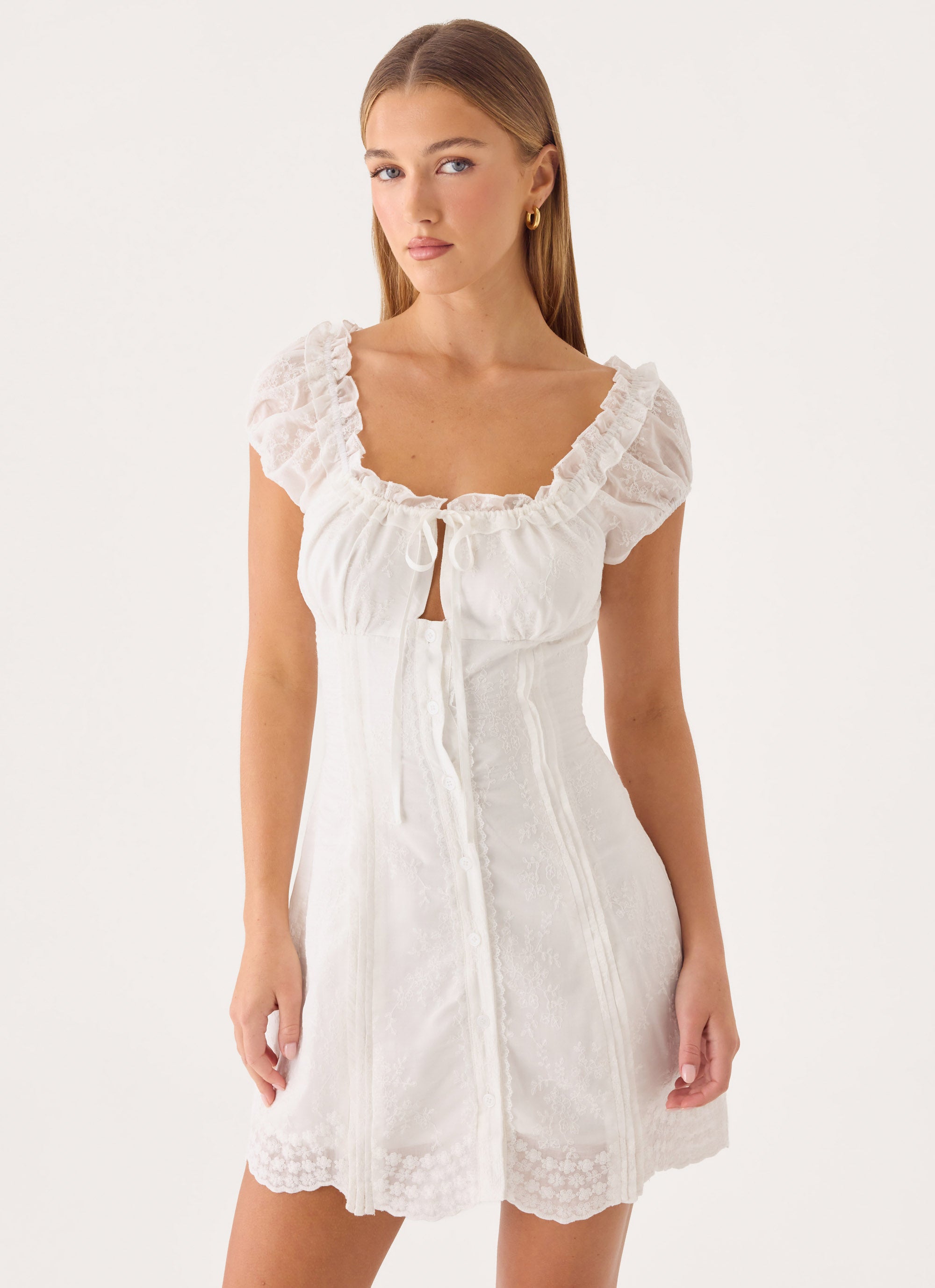 Complexity Mini Dress - White