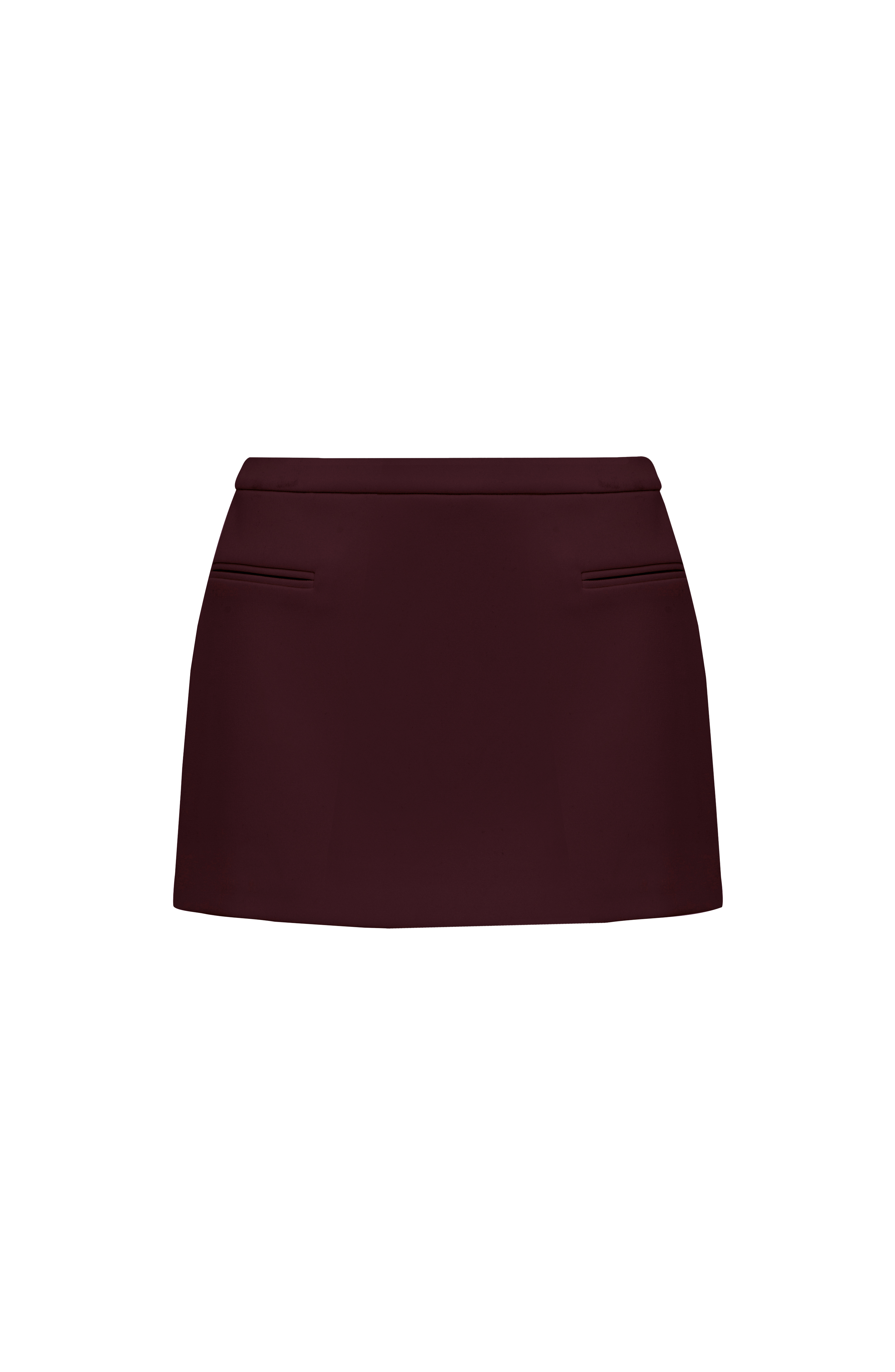 Edna Mini Skirt - Plum