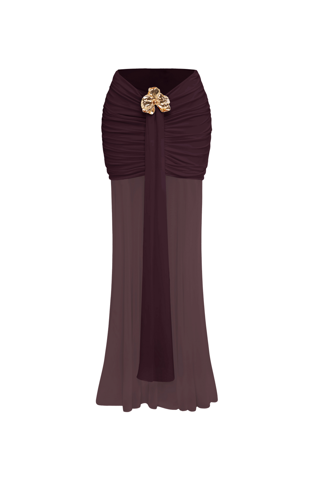 Fae Maxi Skirt - Plum