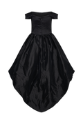 Amelia Bubble Maxi Dress - Black