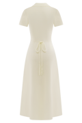 Pearson Short Sleeve Knit Midi Dress - Ivory