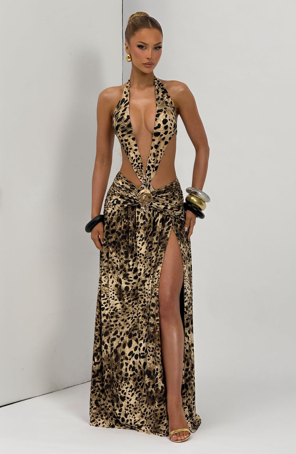 Madara Maxi Skirt - Leopard Print