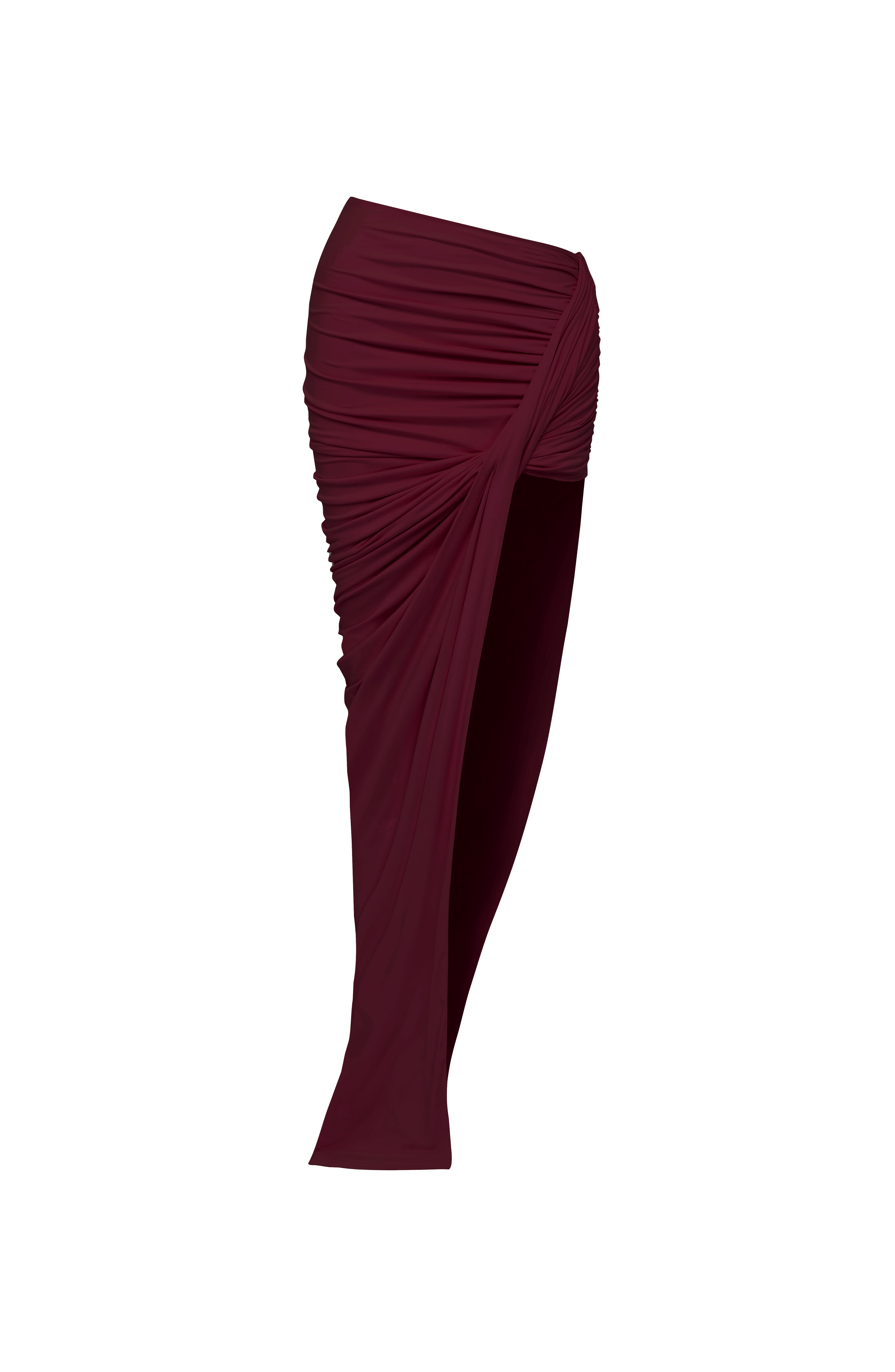 Henrietta Maxi Skirt - Cherry Lacquer
