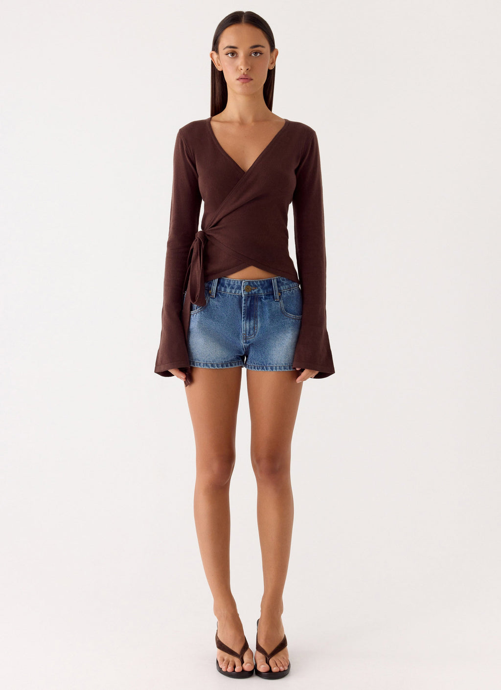Halo Knit Top - Chocolate