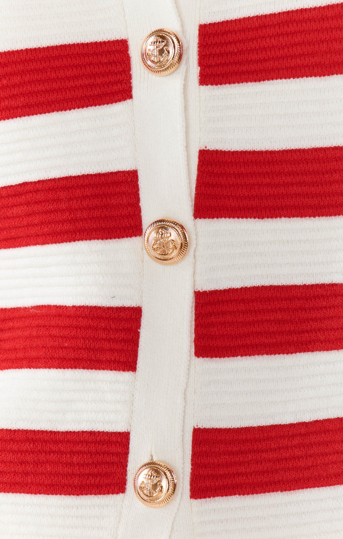 Devin Tank ~ Red Stripe Delight Knit