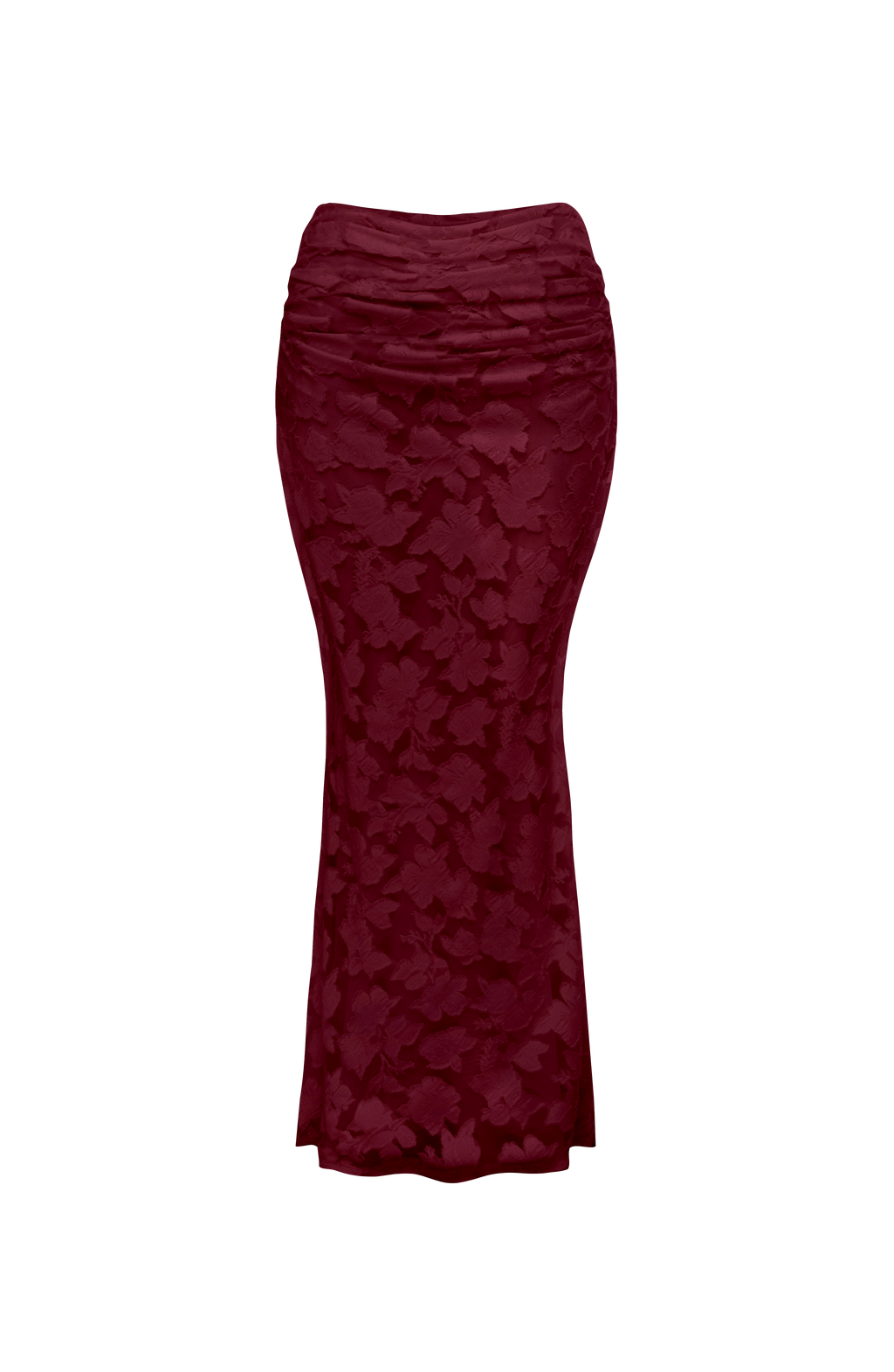 Myra Maxi Skirt - Cherry Lacquer