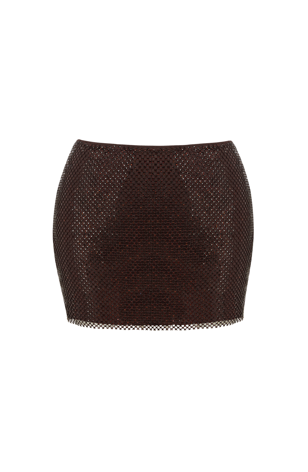Nila Mini Skirt - Plum Brown