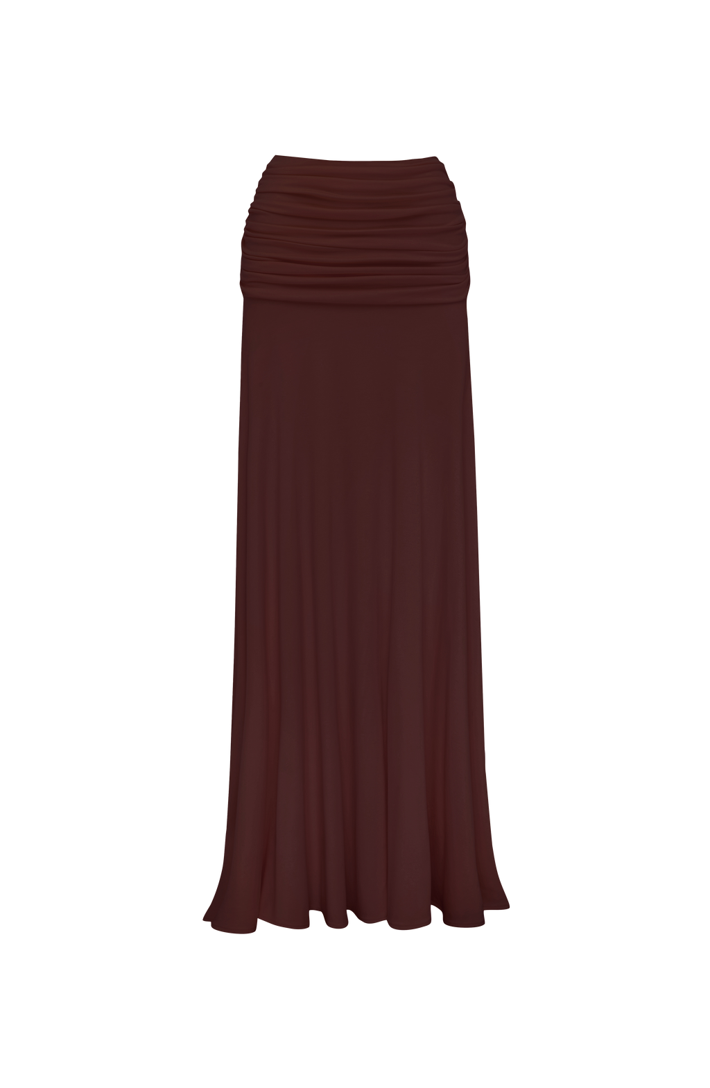 Paige Maxi Skirt - Plum Brown