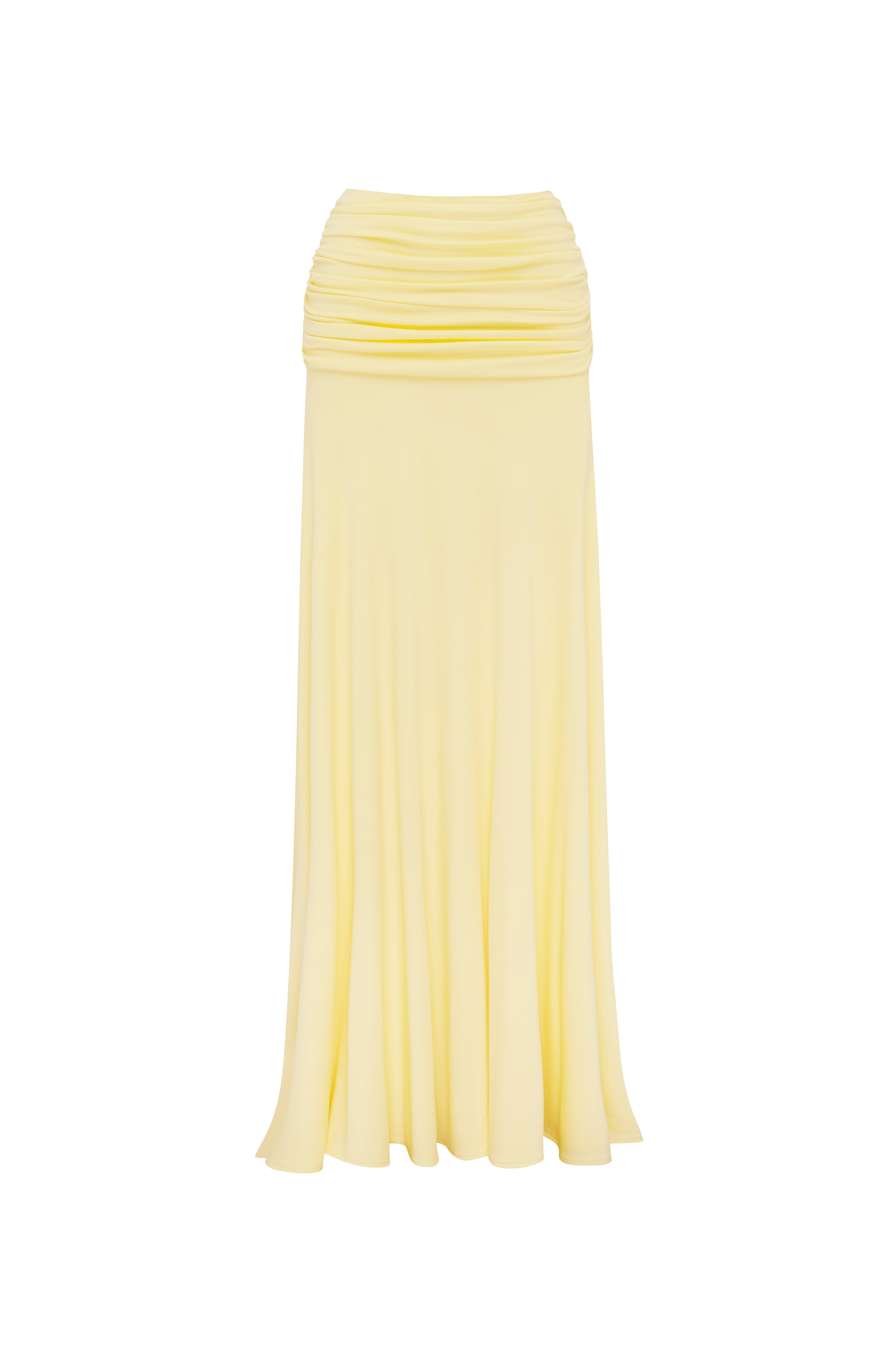 Paige Maxi Skirt - Lemon
