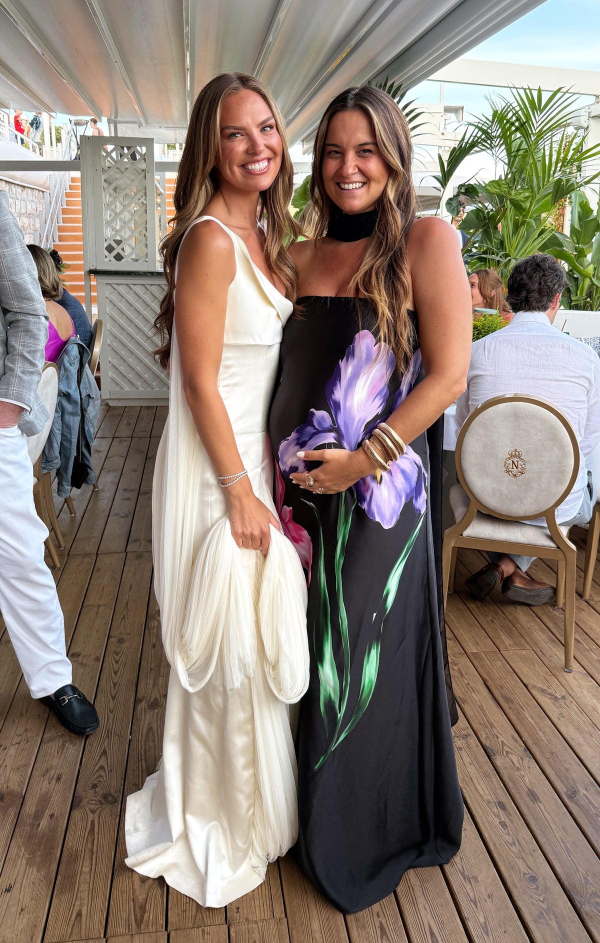 Renee Maxi Dress ~ Wild Iris Luxe Satin