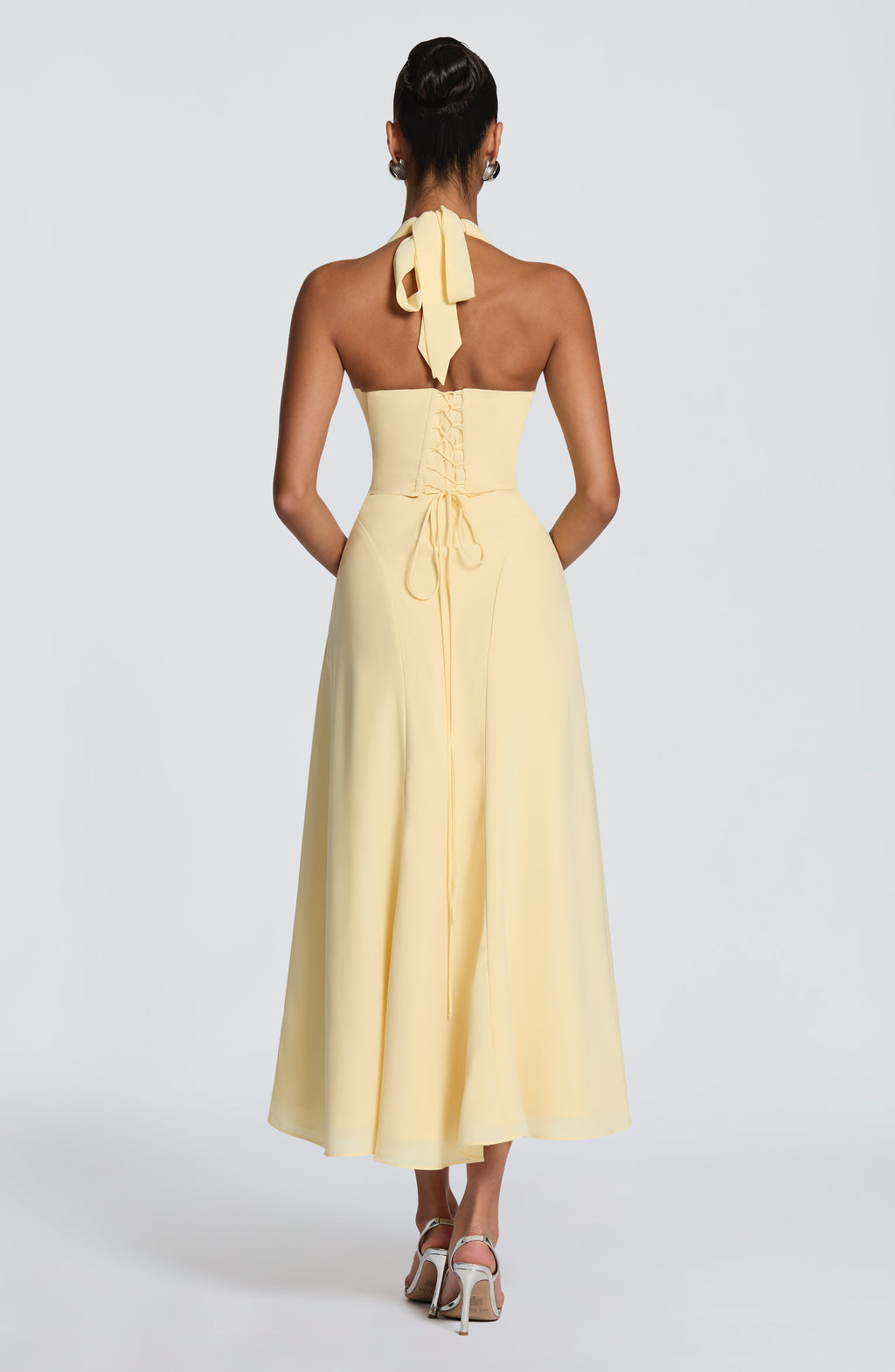 Hayden Midi Dress - Lemon