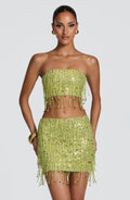 Blaise Mini Skirt - Olive