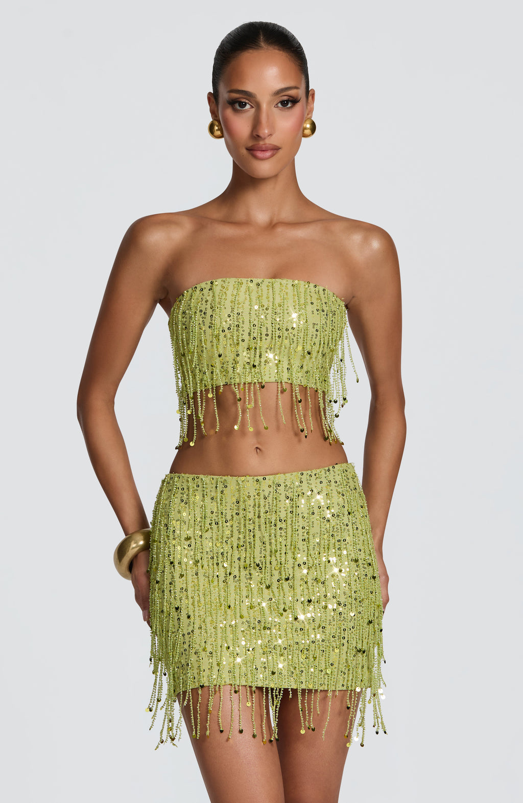 Blaise Mini Skirt - Olive