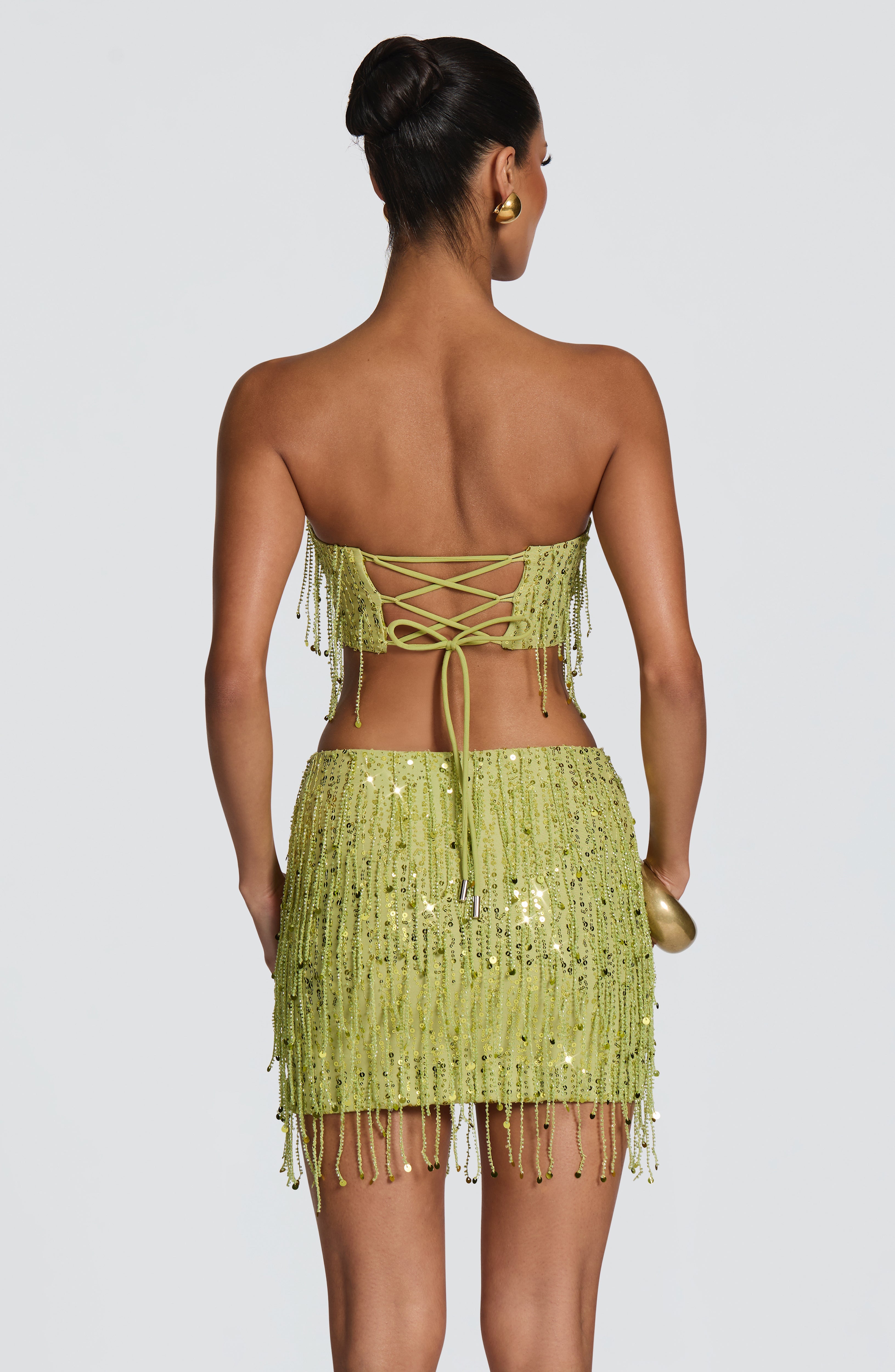 Blaise Mini Skirt - Olive