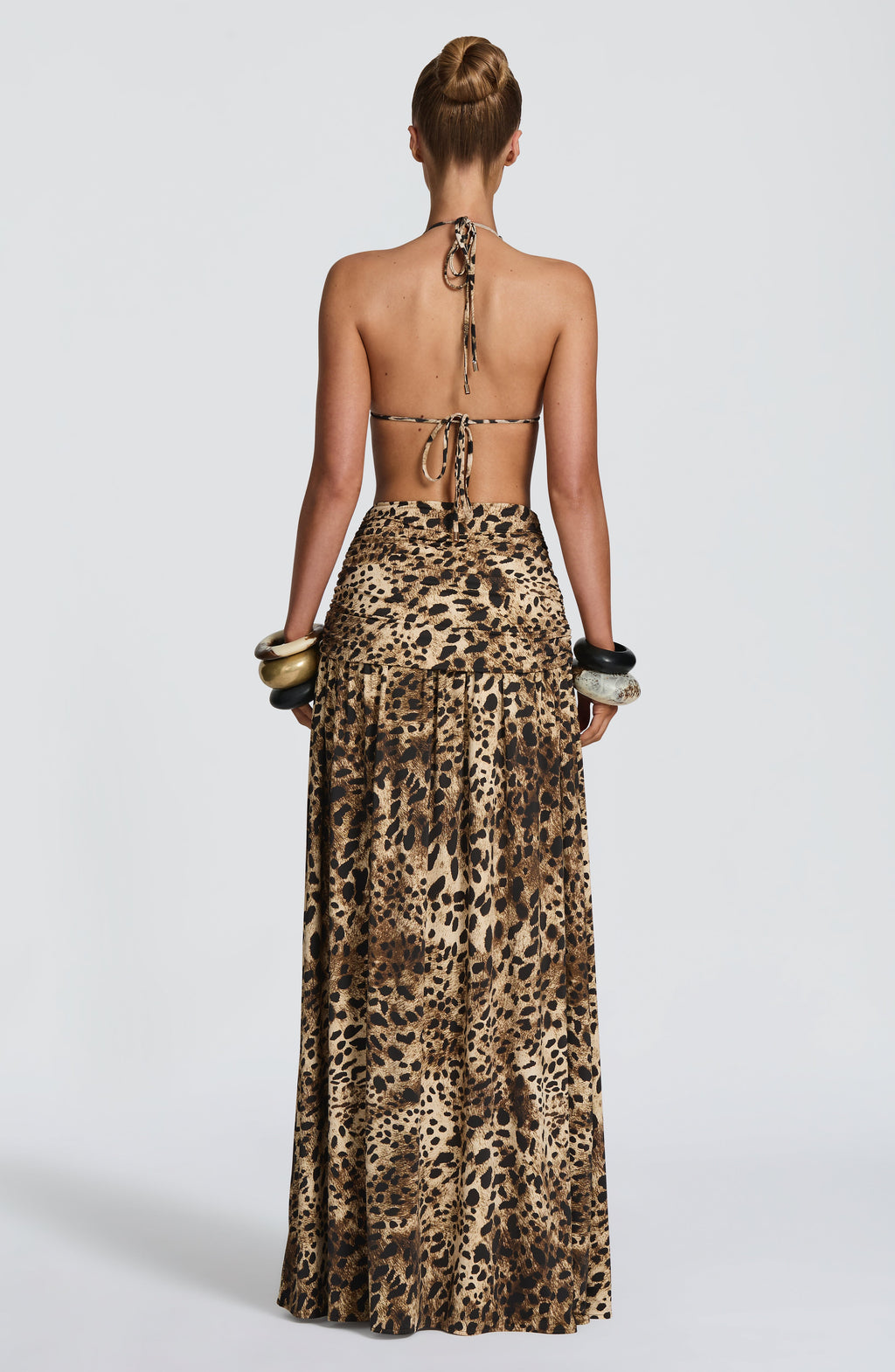 Madara Maxi Skirt - Leopard Print