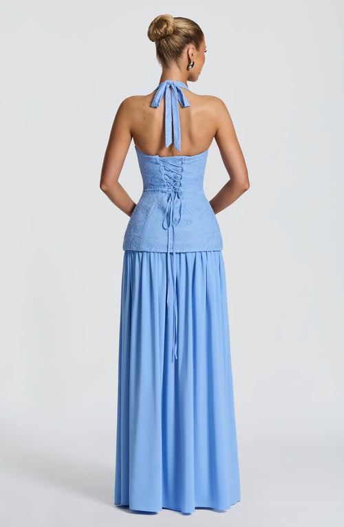 Almira Maxi Dress - Powder Blue