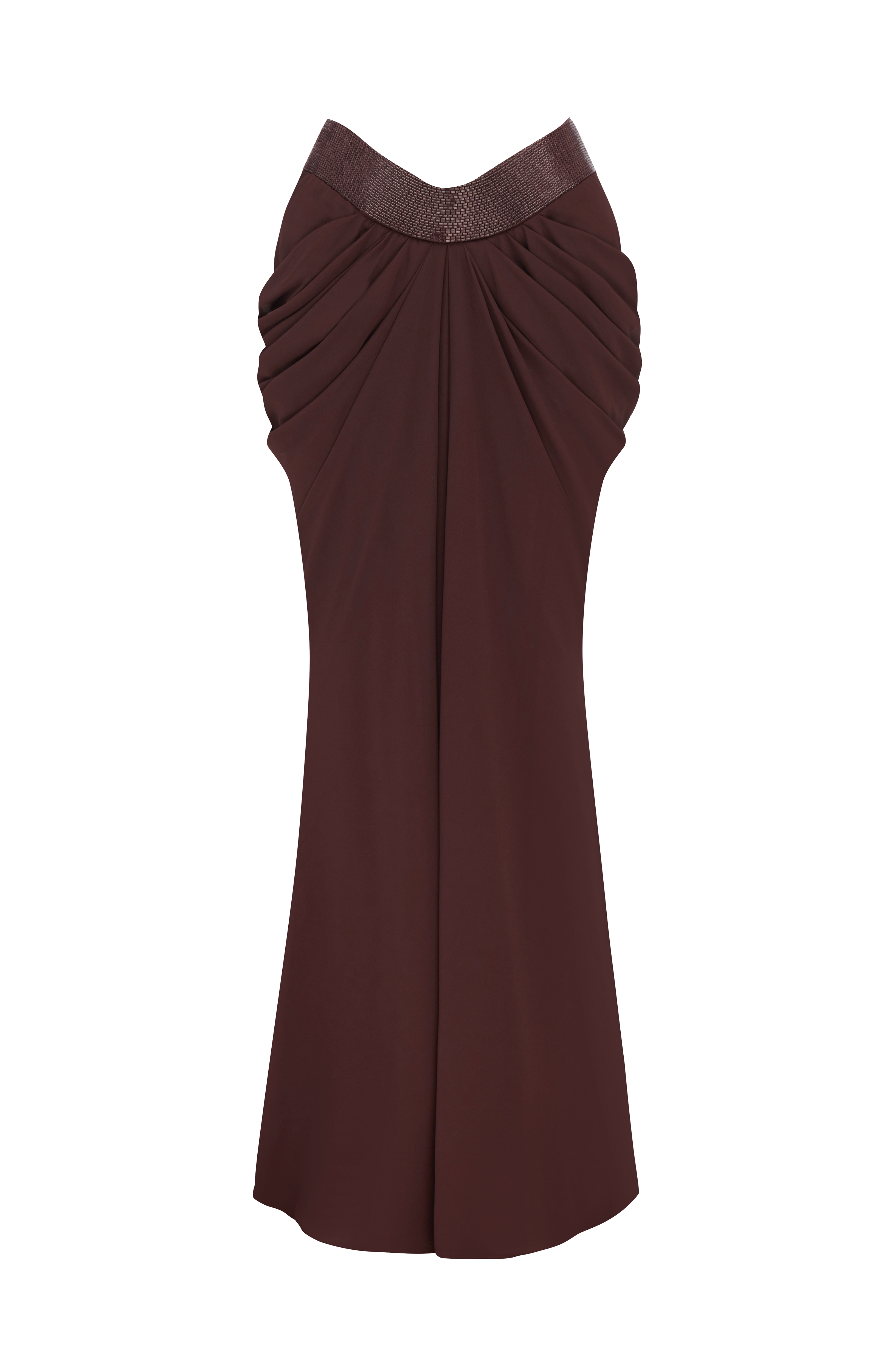 Sophie Maxi Skirt - Plum Brown