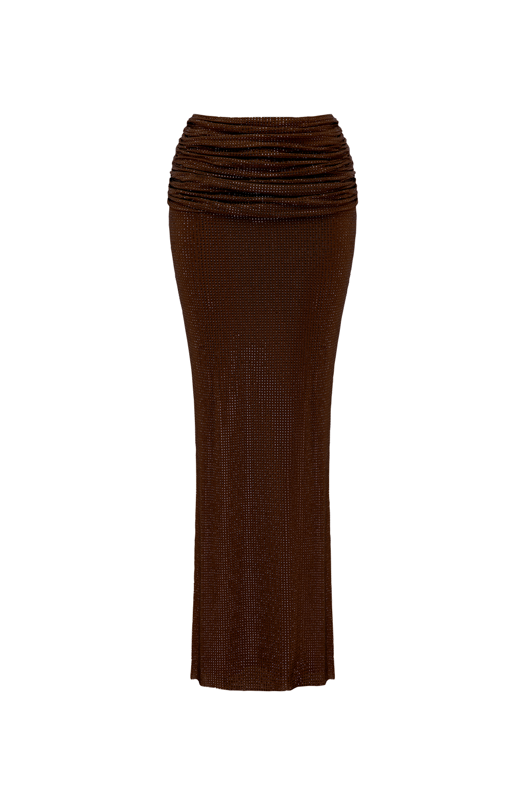 Sterling Maxi Skirt - Plum Brown