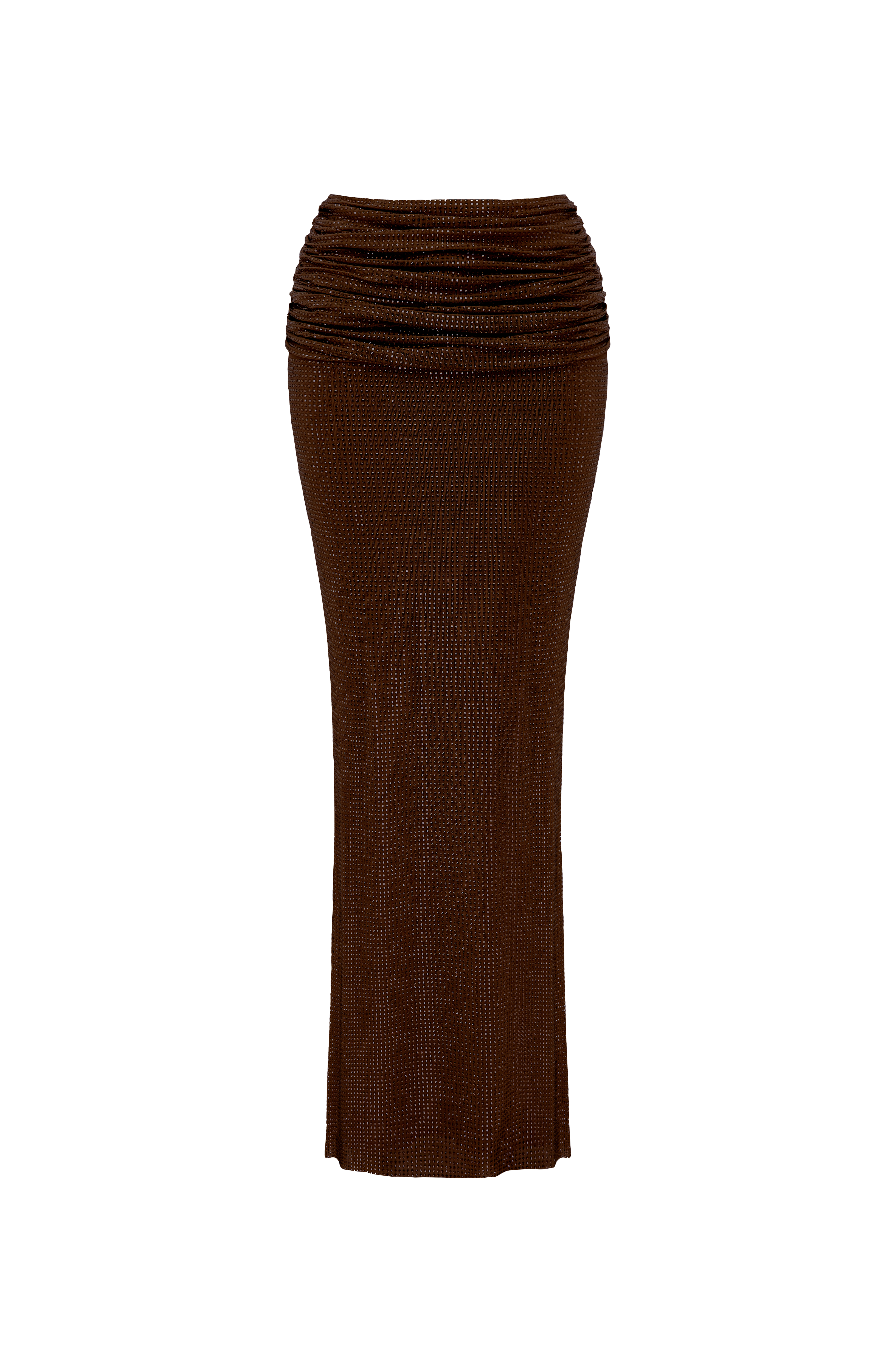 Sterling Maxi Skirt - Plum Brown