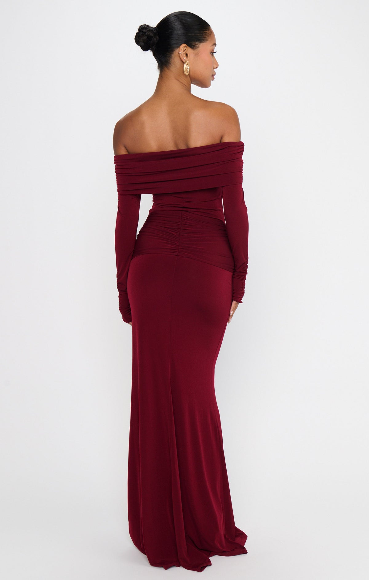 Vanessa Maxi Dress ~ Cabernet Red