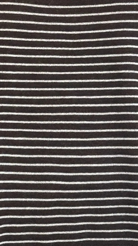 Ishana Long Sleeve Top - Brown Stripe