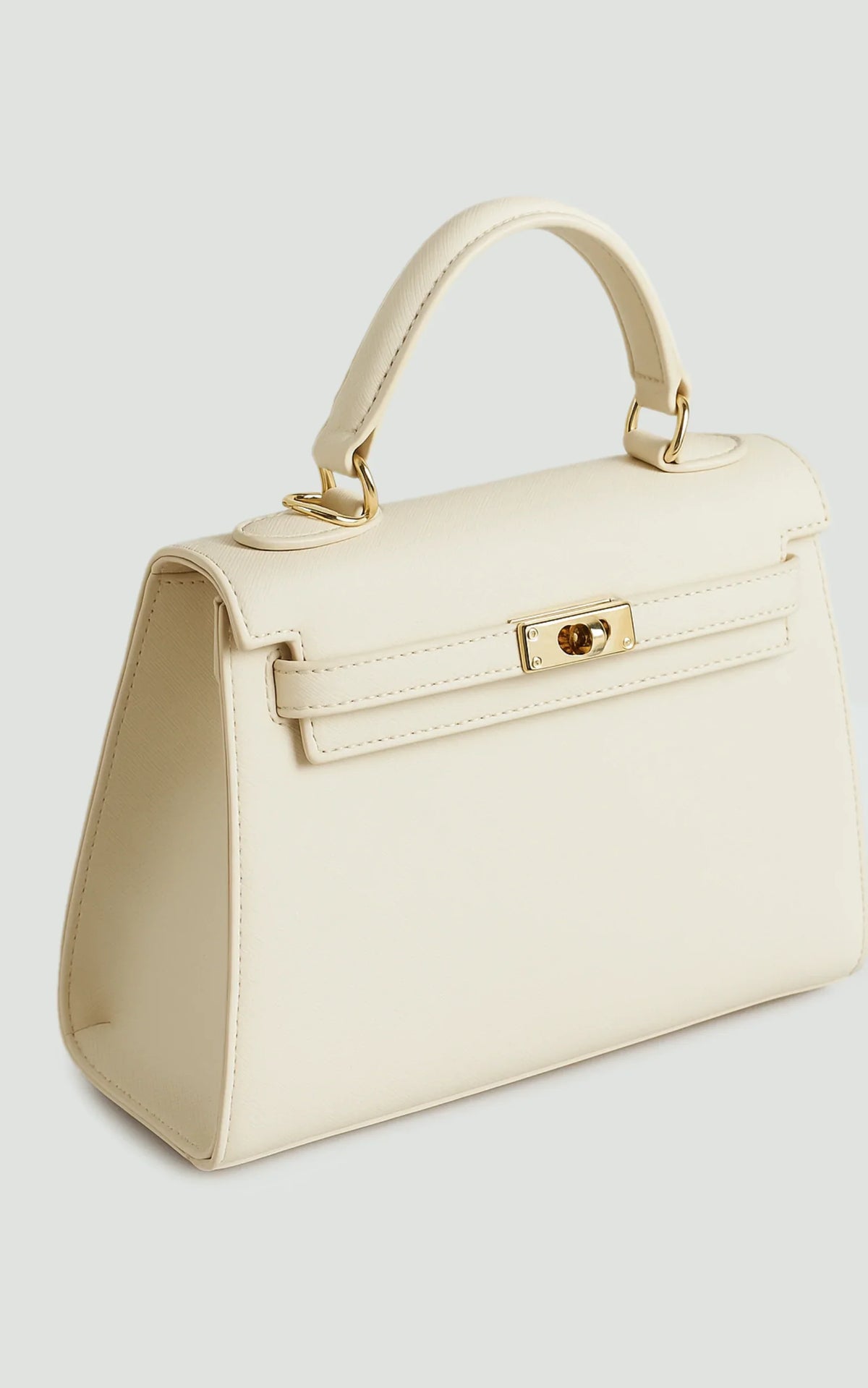 Hera Bag - Top Handle Crossbody Bag in Bone
