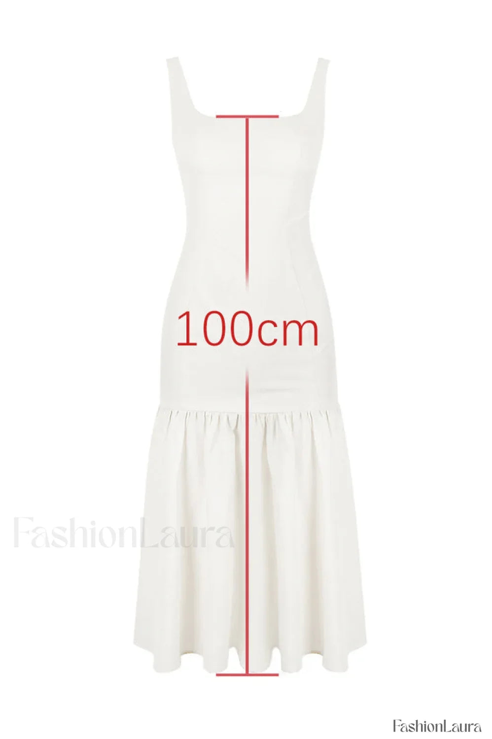 Amore Dropped Stylish Waist Midi Dress