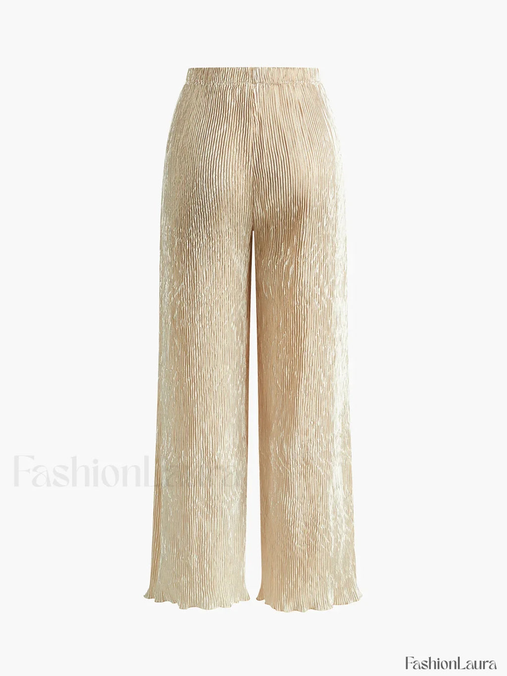 Asymmetric Halter Crop Top With Wide Leg Pants Set