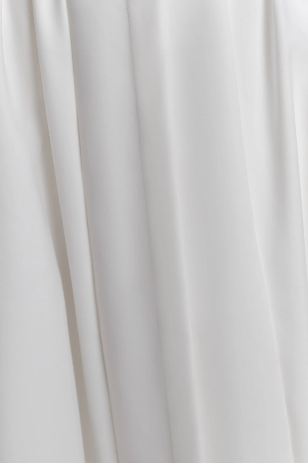 Monika Gathered Waist Cotton Midi Dress - White