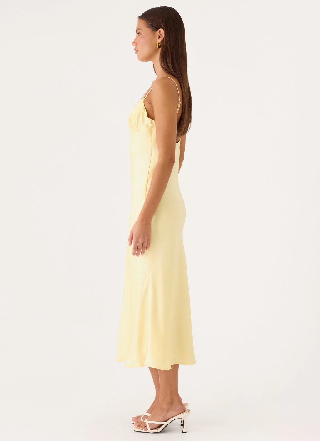 Lisette Midi Dress - Yellow